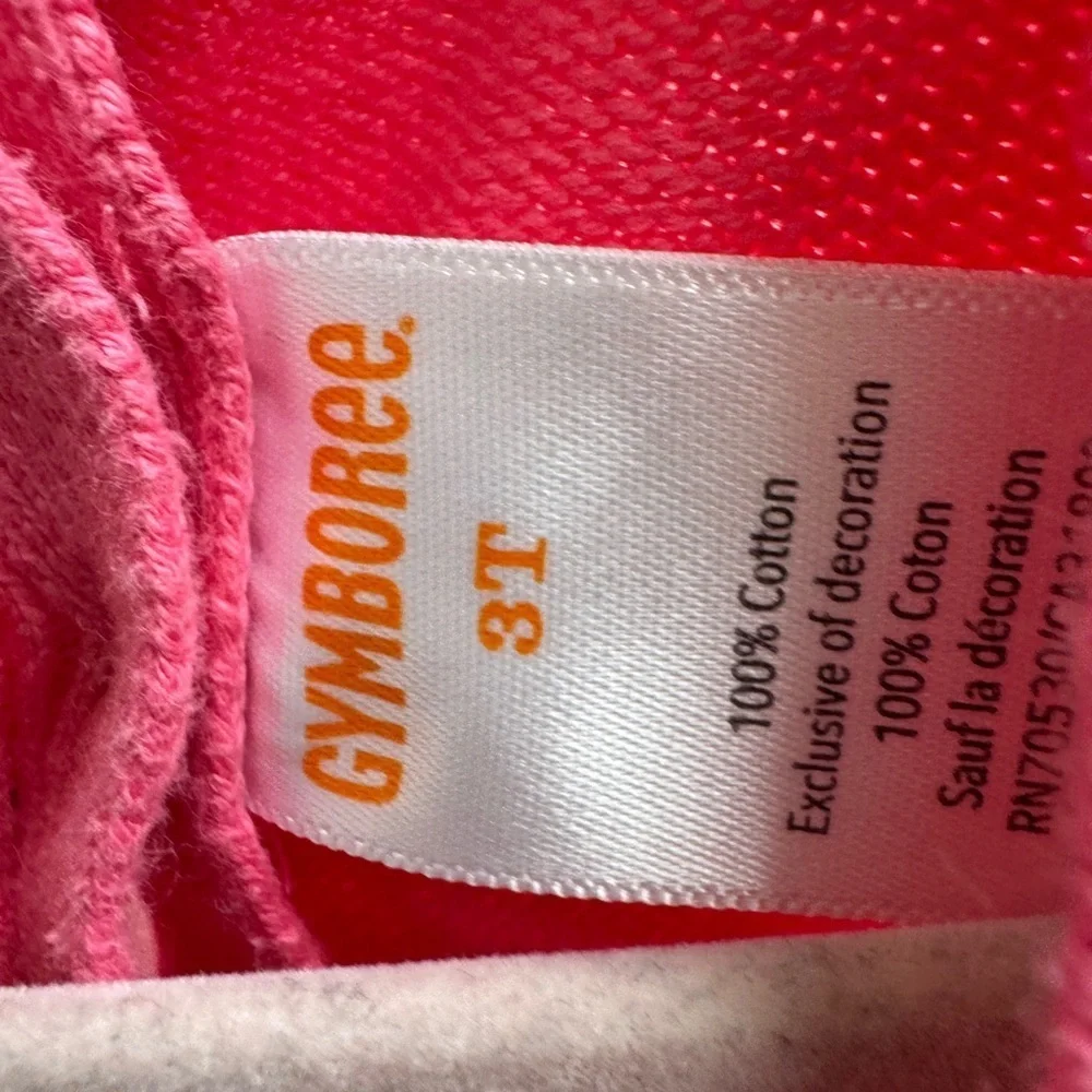 Gymboree 3T Girls Pink and Gray Bunny Rabbit Easter Sleeveless Sweater Dress